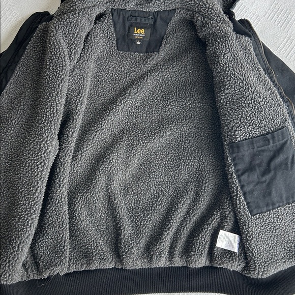 Lee Premium Select Women’s Black Hooded work Jacket size Large - Picture 6 of 8